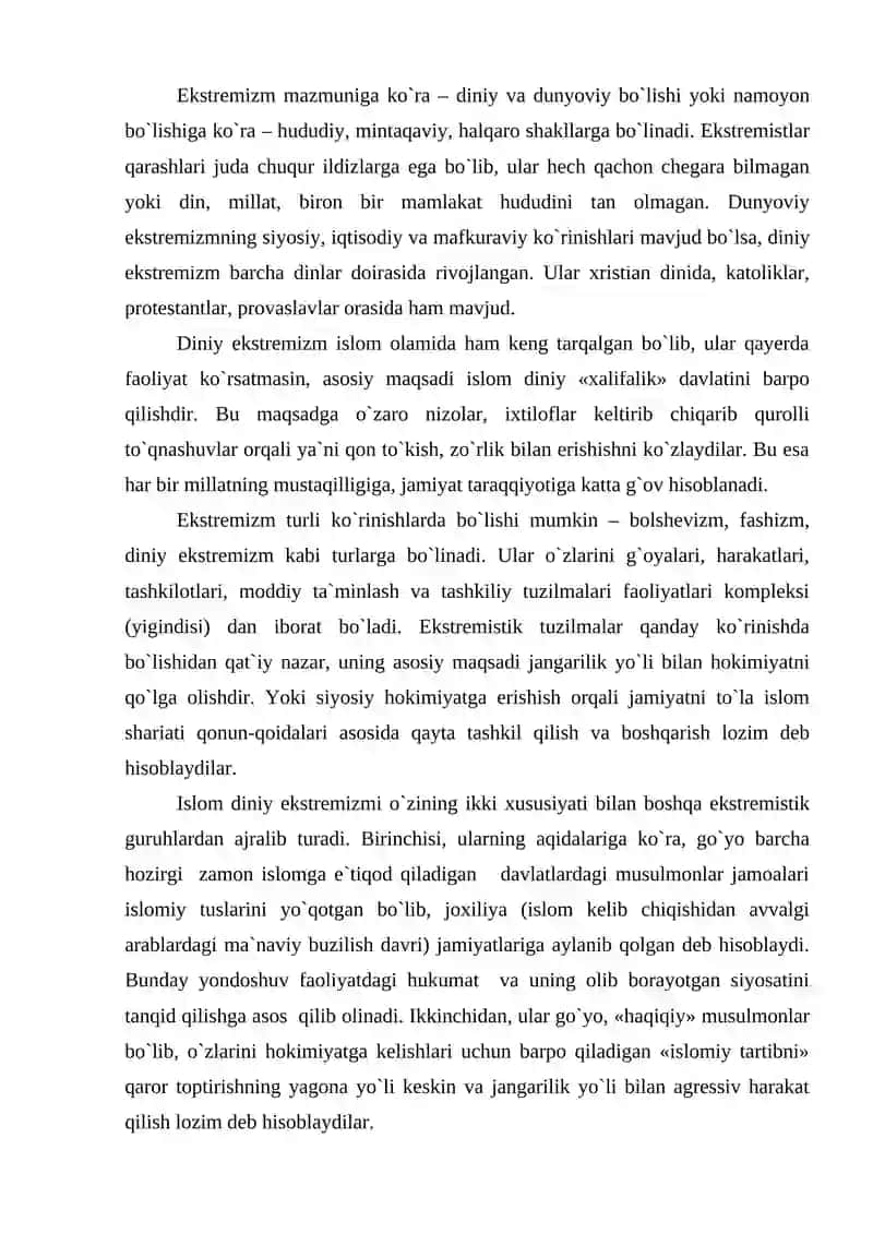 Diniy ekstremizm va terrorizm 3