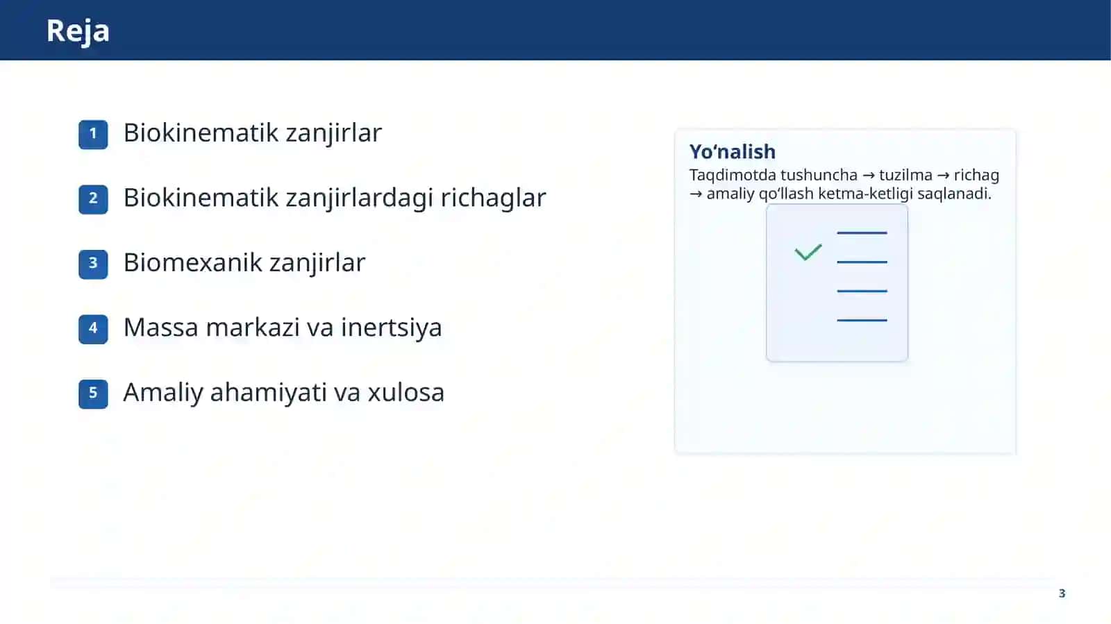 Biomexanika va Harakat 3
