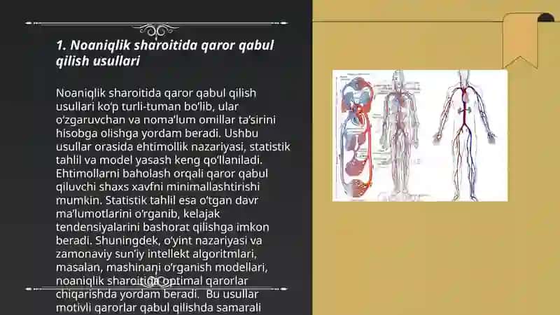 Noaniqlik sharoitida qaror qabul qilish usullari 3