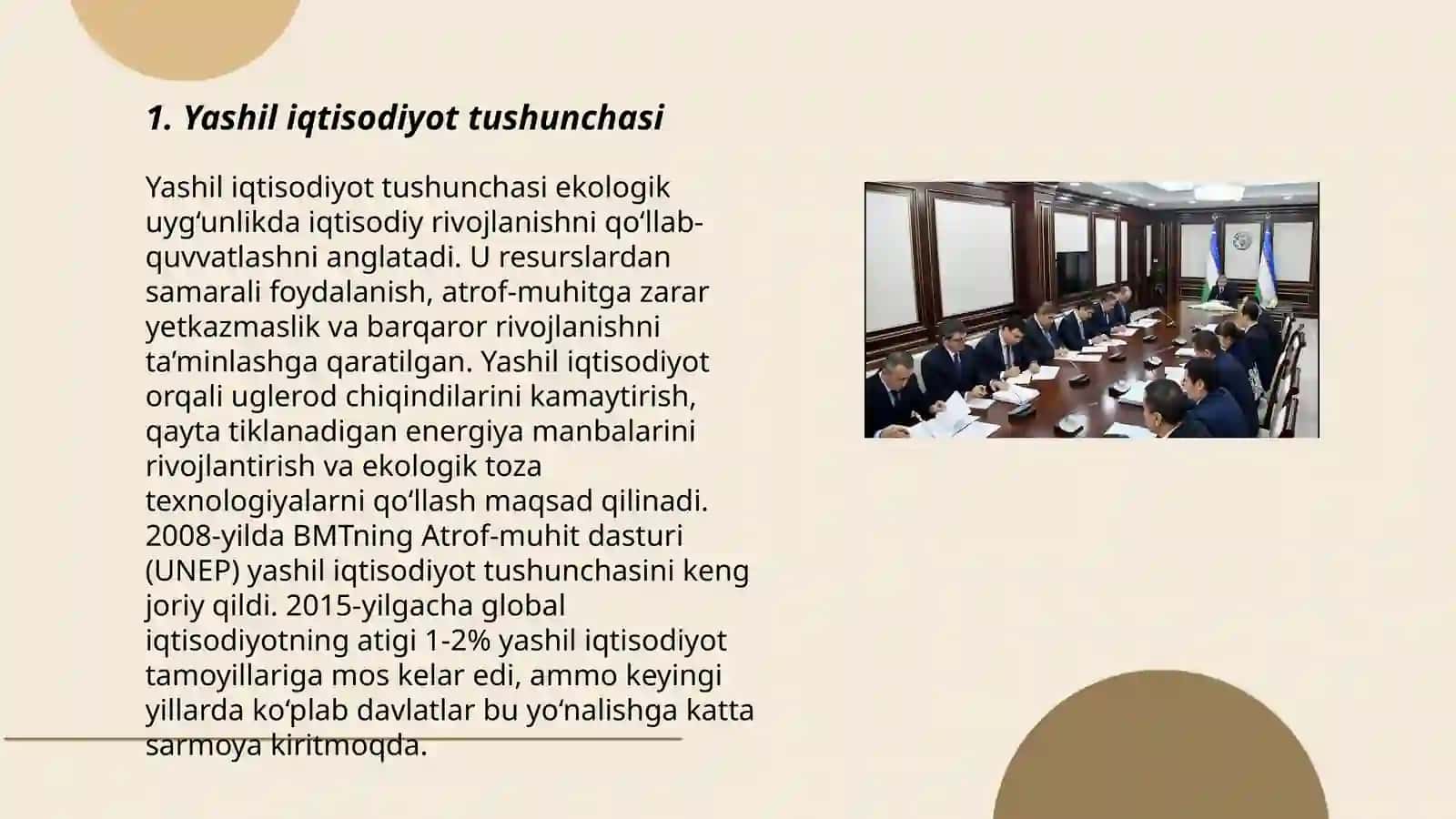 Yashil iqtisodiyotda iste'mol hajmi 3