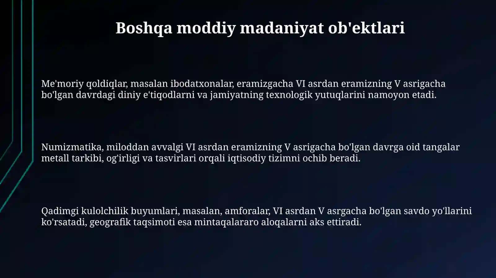 Qadimgi zamon tarixi manbalari ( mil.avv 6 - milodiy 5 -asr) 3