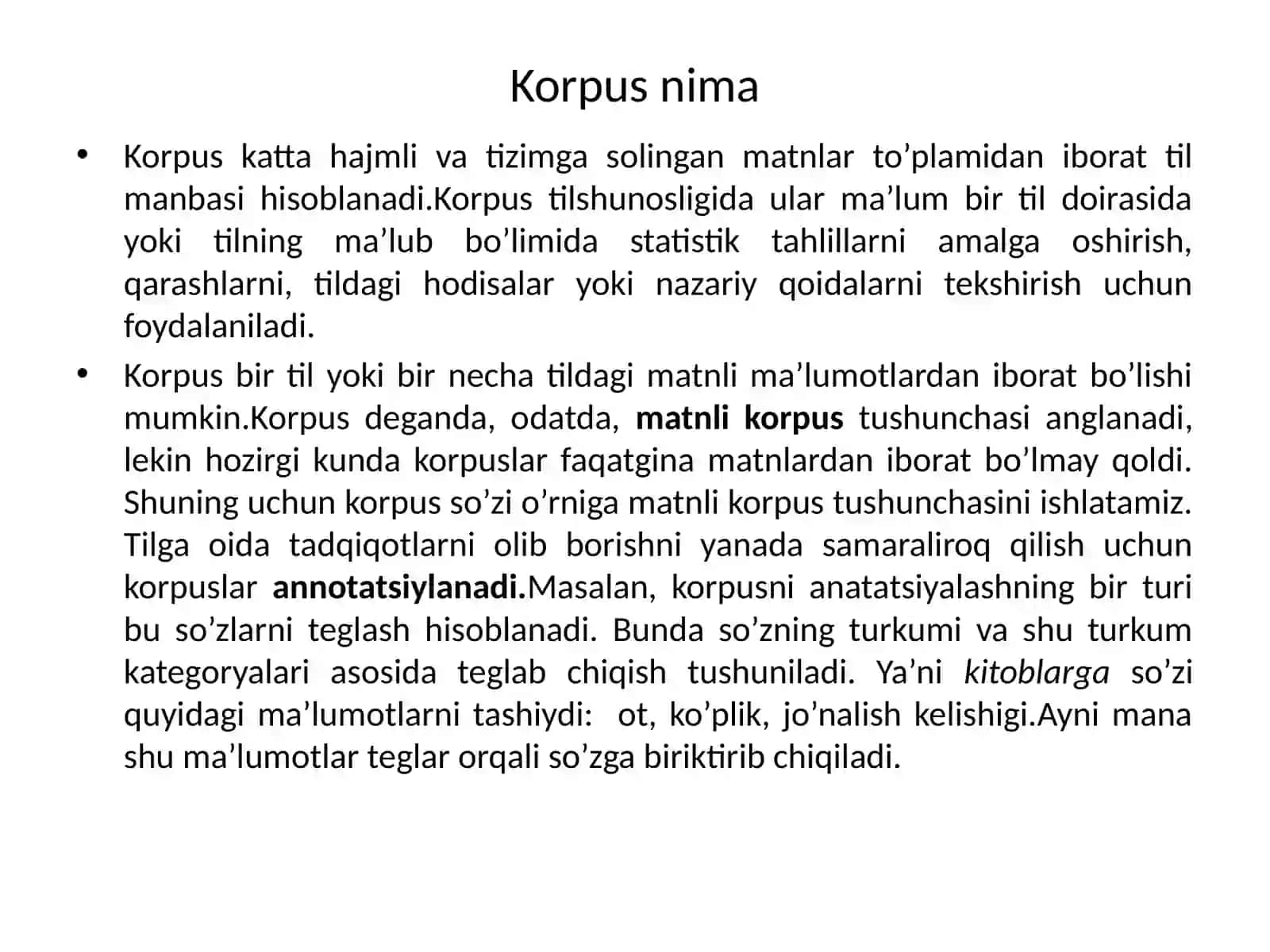 Korpus lingvistikasi 3
