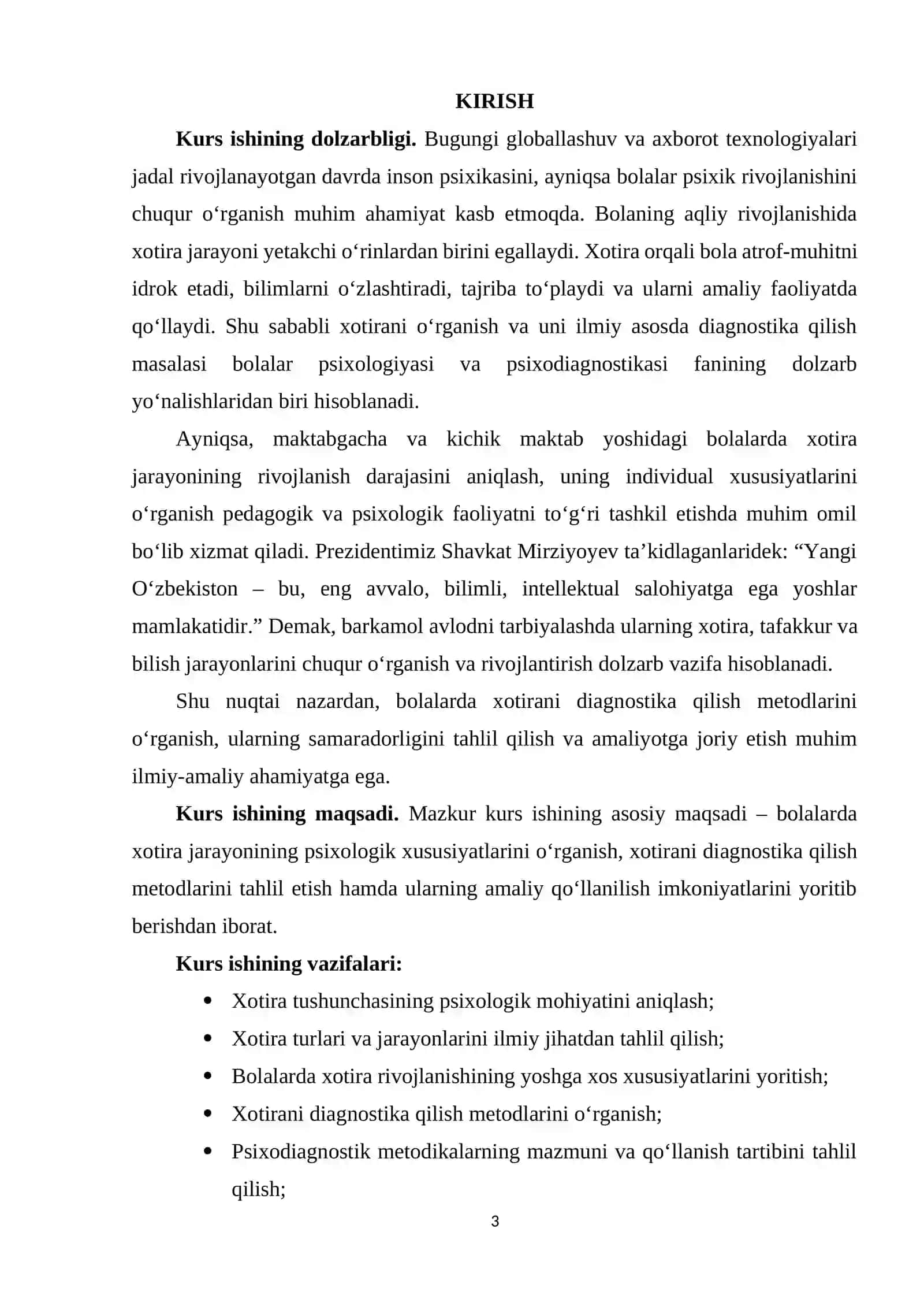 Xotirani diagnostika qilish metodlari 3
