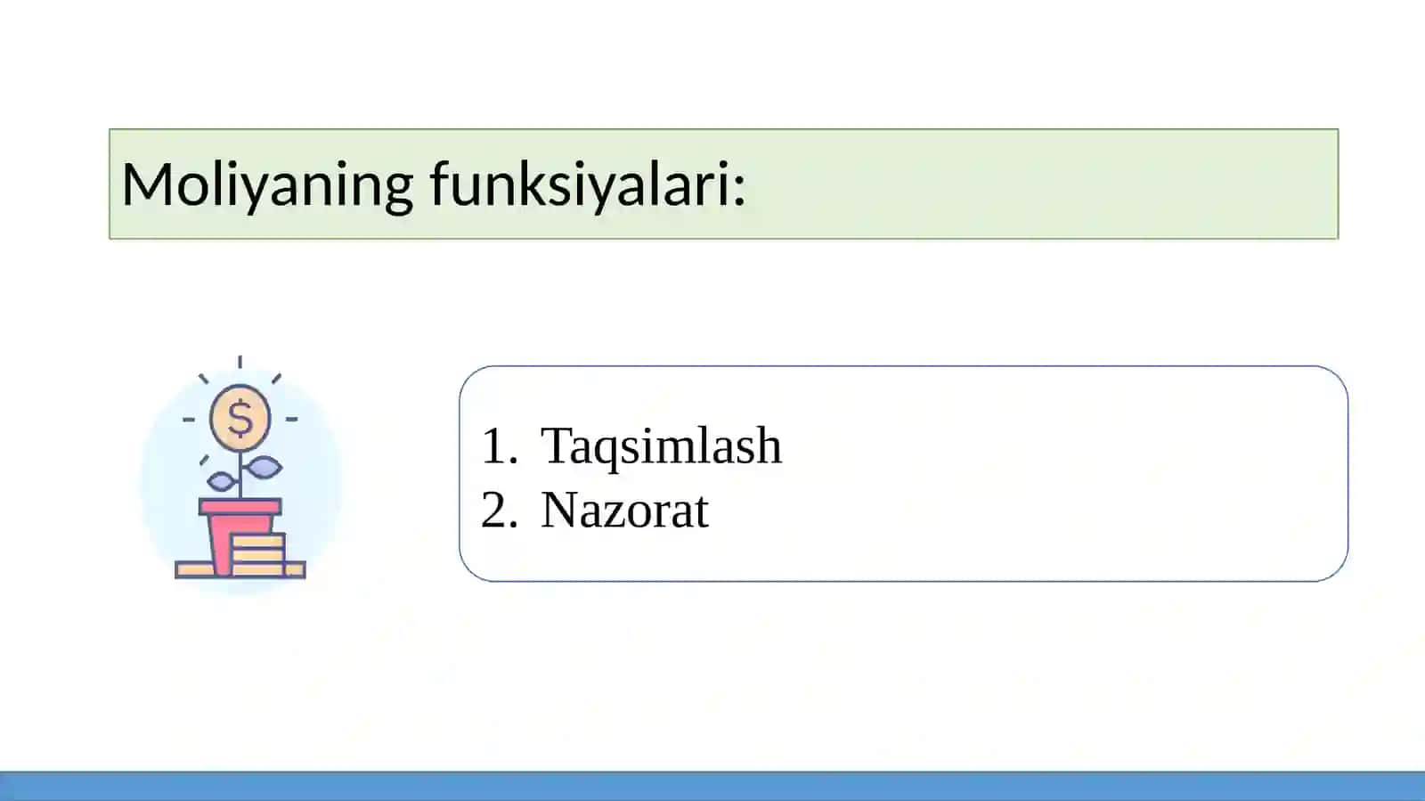 Moliya faniga kirish 3
