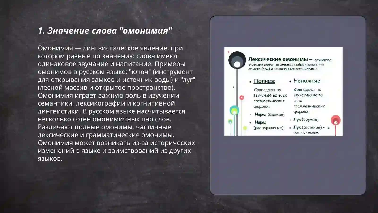 Омонимия 3