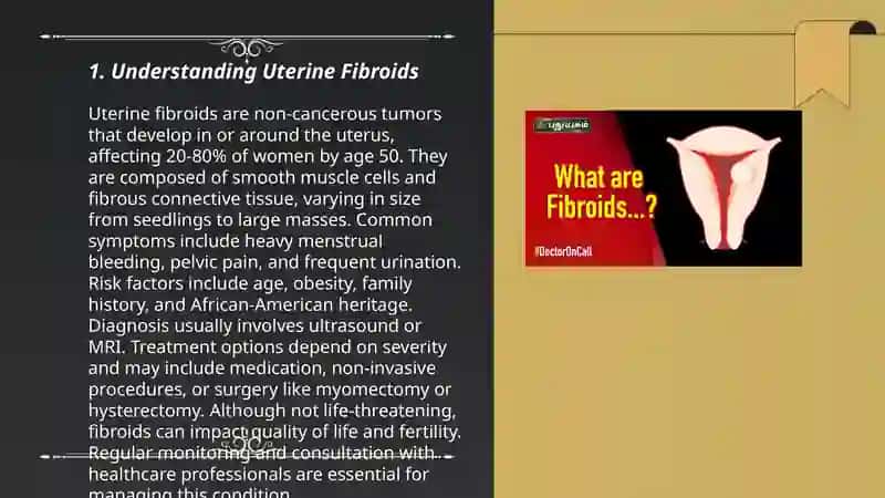 Uterine fibroids-bachadon miomasi 3