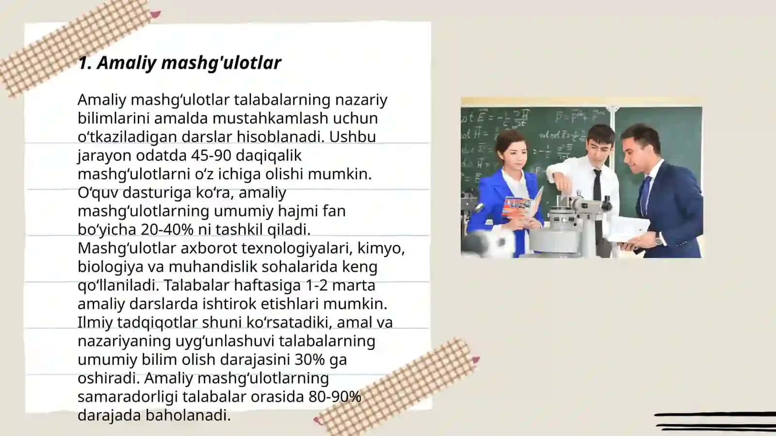 Amaliy Mashg'ulotlar 3