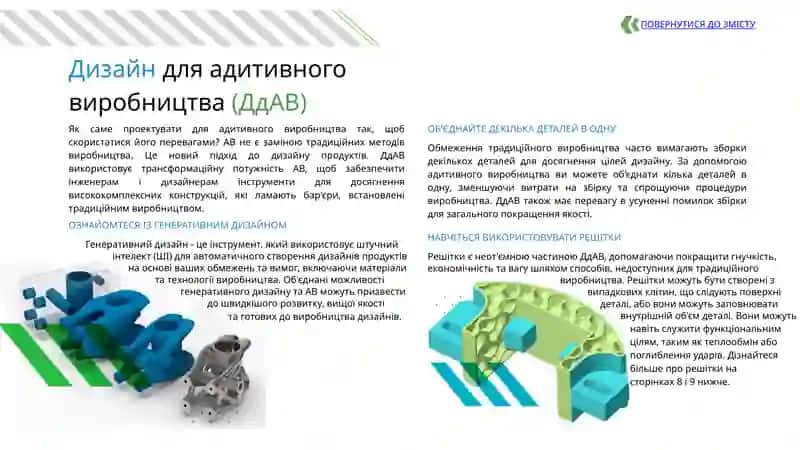 Дизайн для адитивного виробництва (ДдАВ) 3