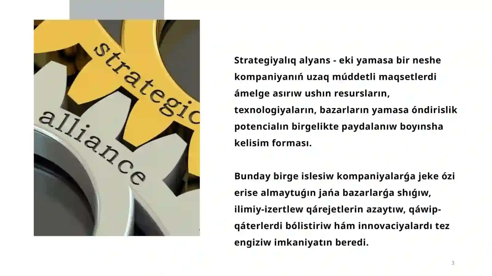 Transmilliy kompaniyalarda strategiyalıq alyanslar 3