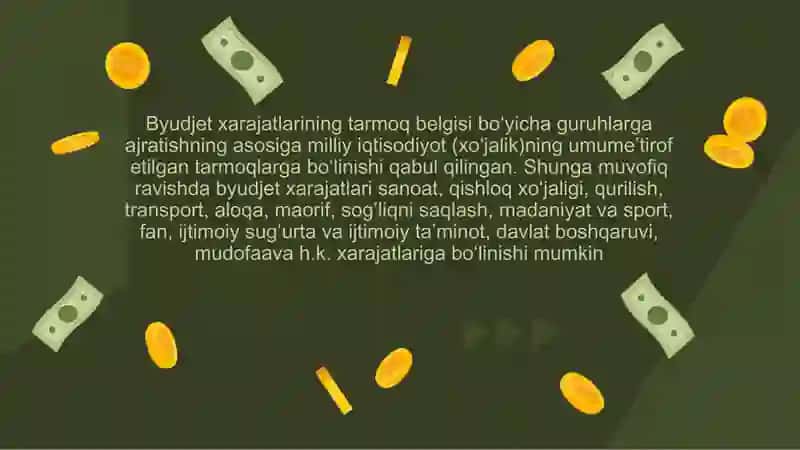 Byudjetdan iqtisodiyotni  moliyalashtirish harajatlari tarkibi 3