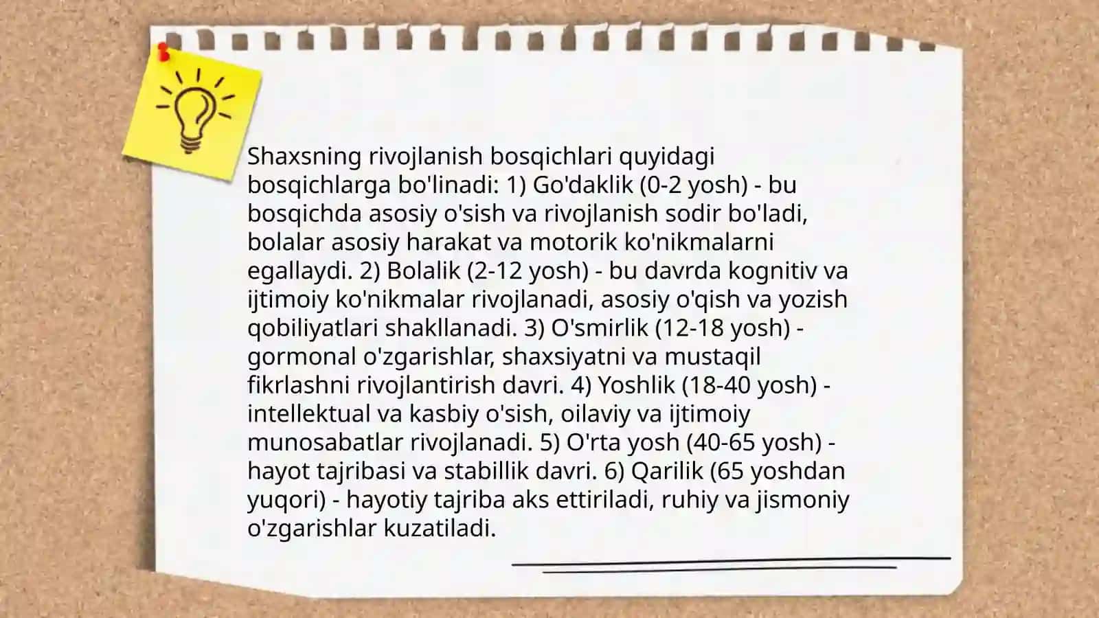 Shaxsning rivojlanishi, tarbiyasi va ijtimoiylashuvi, tarbiya maqsadi va vazifalari 3