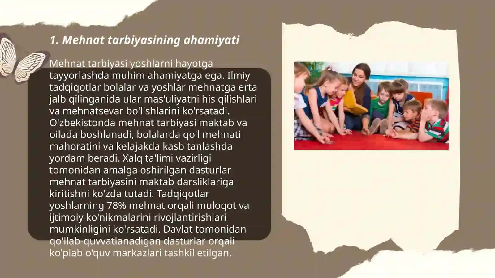 Yosh avlod tarbiyasida mehnat tarbiyasining vazifalari 3