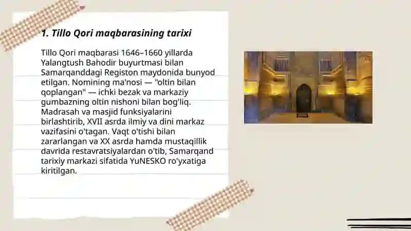 Tillo Qori maqbarasi 3