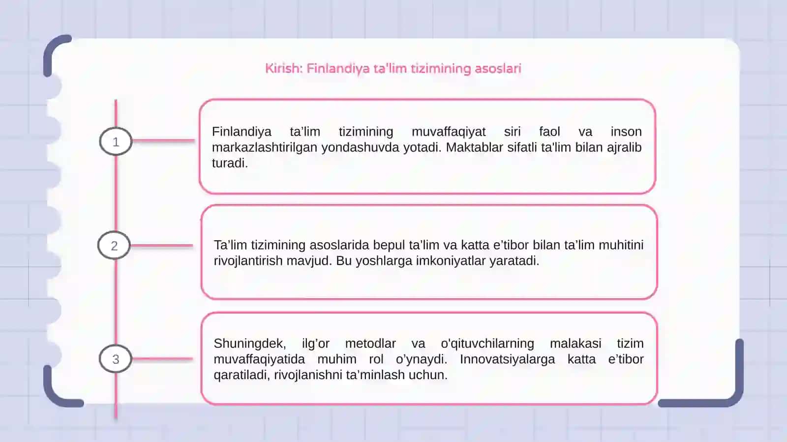 Finlandiya ta’lim tizimining muvaffaqiyat siri 3
