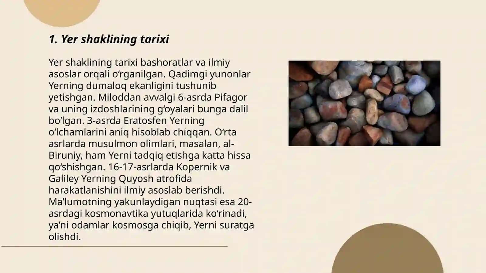 Yer shakli va harakati 3