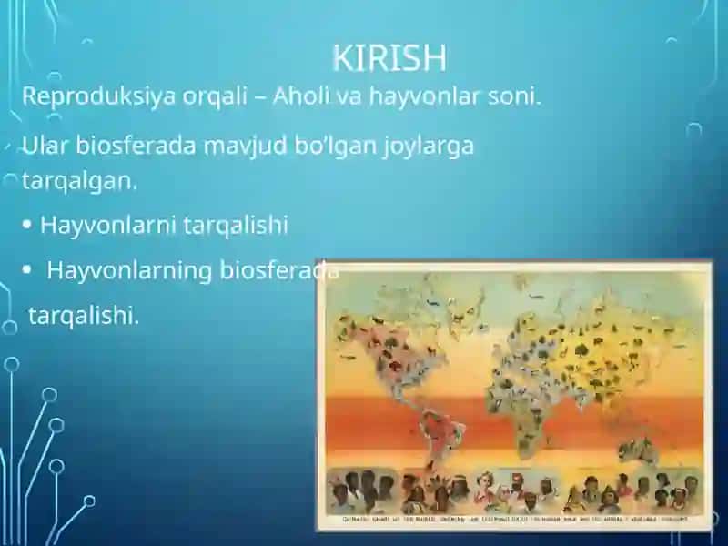Hayvonlarning tarqalishi va umumiy moslanish 3