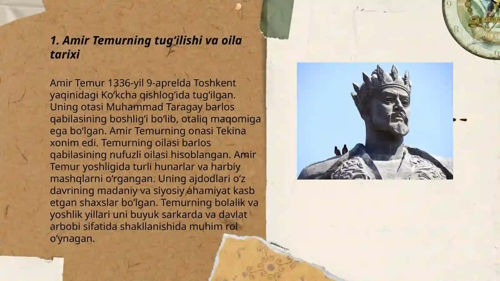 Amir Temur va uning jasoratlari 3