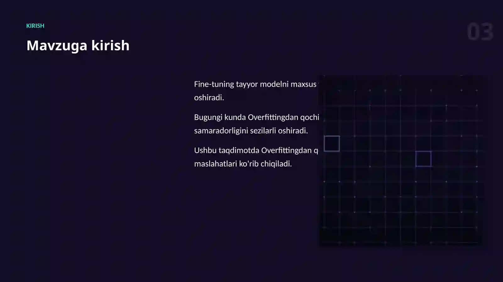 MODELLARNI SOZLASH (FINE-TUNING) 3