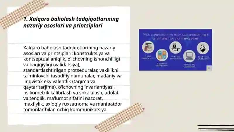 Xalqaro baholash tadqiqotlari 3