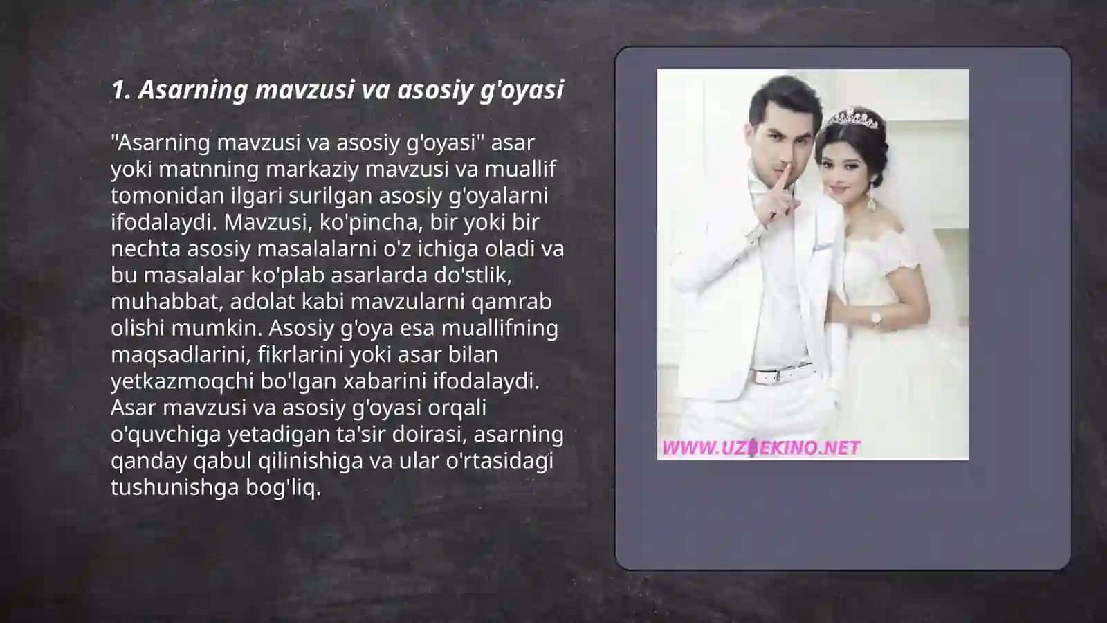 Yulduzlar mangu yonadi" asari tahlili 3
