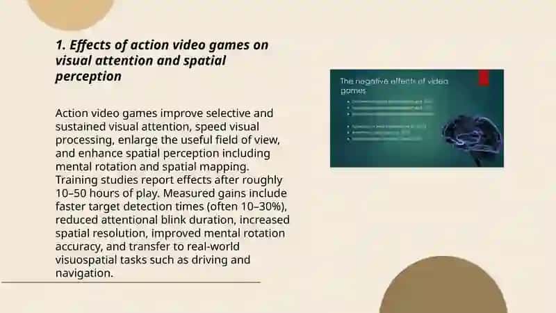 The influence of video games on cognitive skills and behavior 3