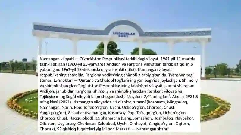 Namangan ekologik turizm 3