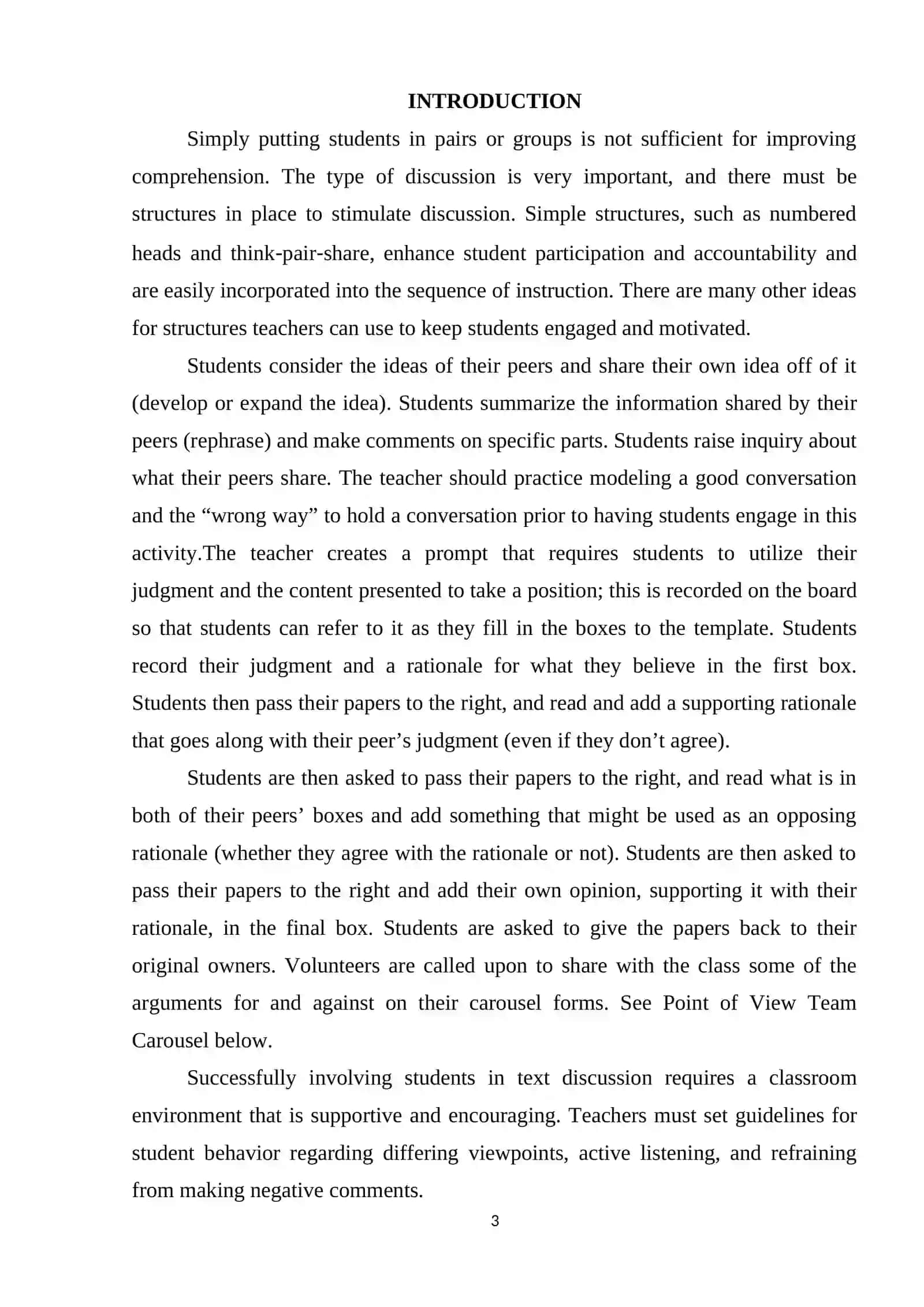 Alternative types of assessment 3