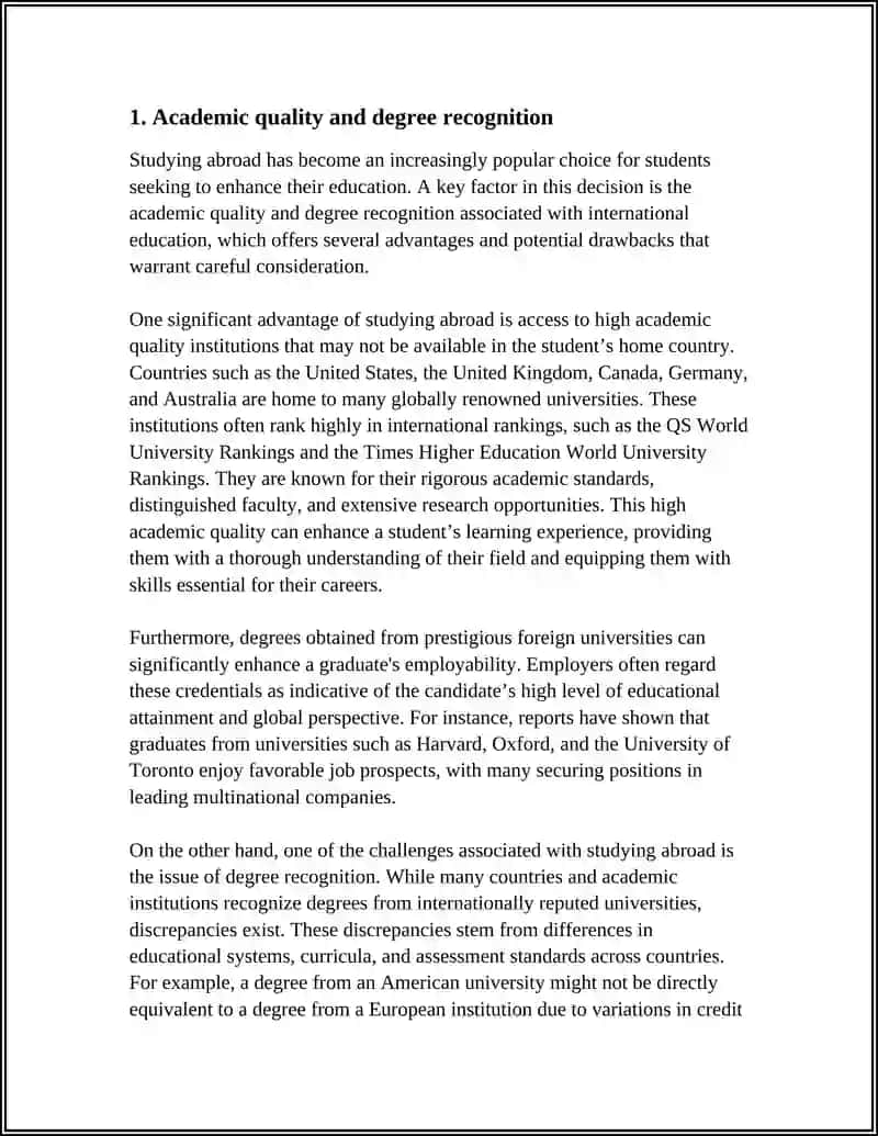 ADVANTAGES AND DISADVANTAGES OF STUDYING ABROAD 3