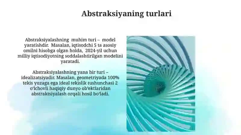 Abstraksioyavakonkretizatsiya 3