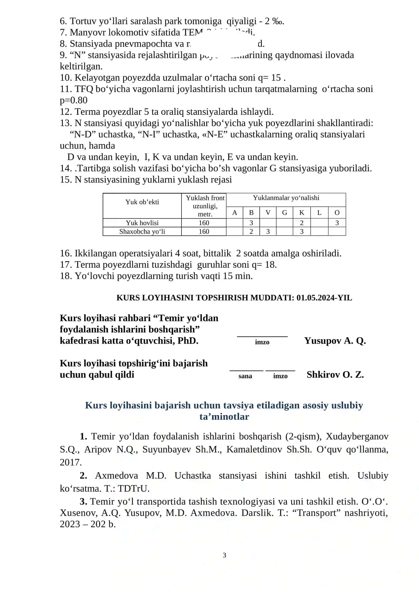 Temir yo‘ldan foydalanish ishlarini boshqarish 3