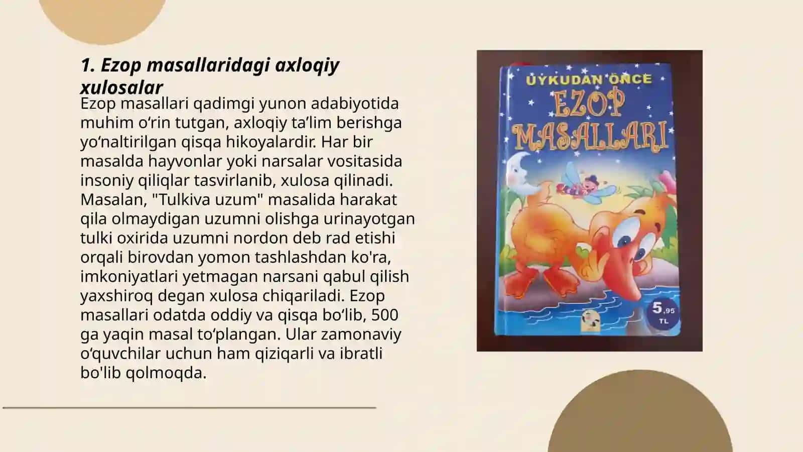 Ezop masallarida didaktika 3