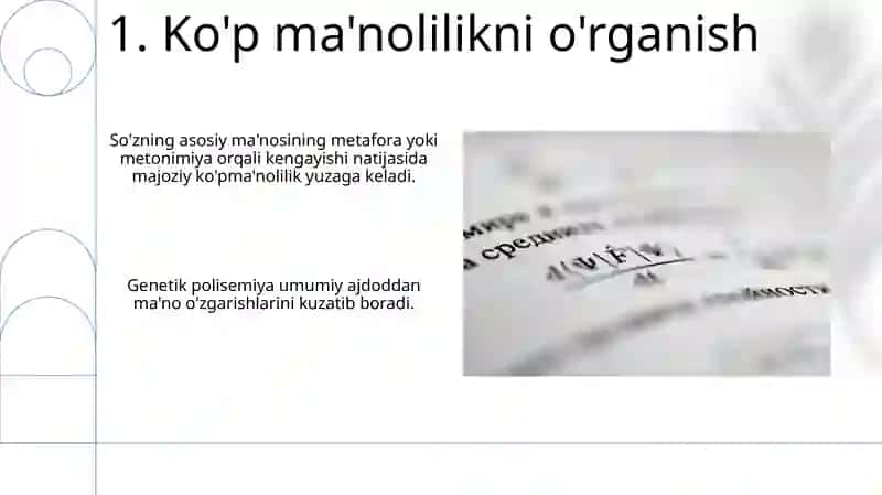 Majozli ma'no va hosilalar 3