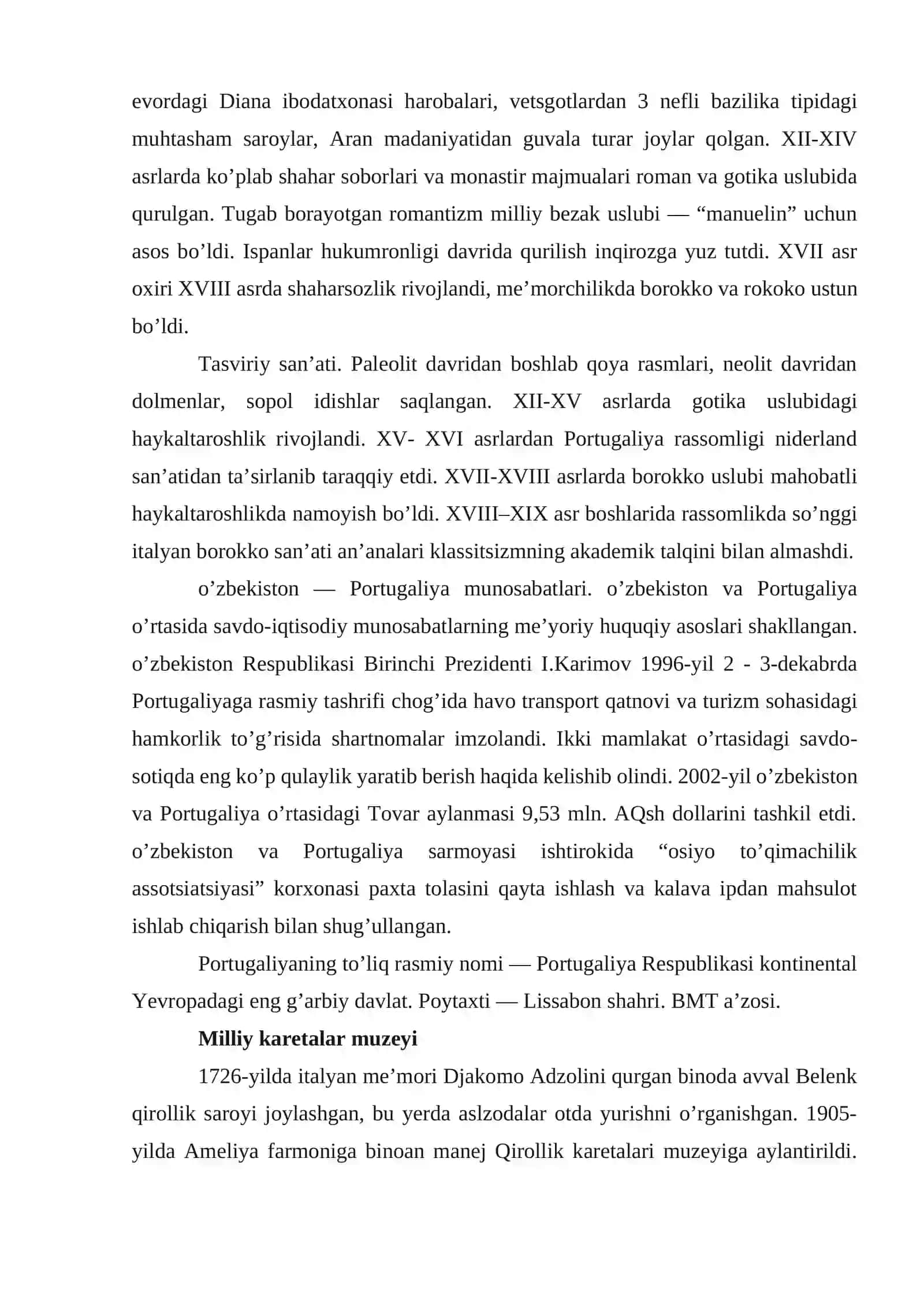 Portugaliya muzeylari 3