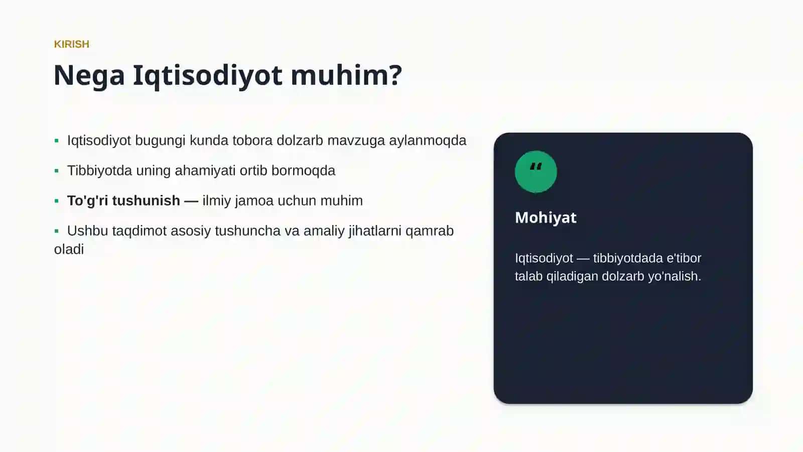 TIBBIYOTDA 3