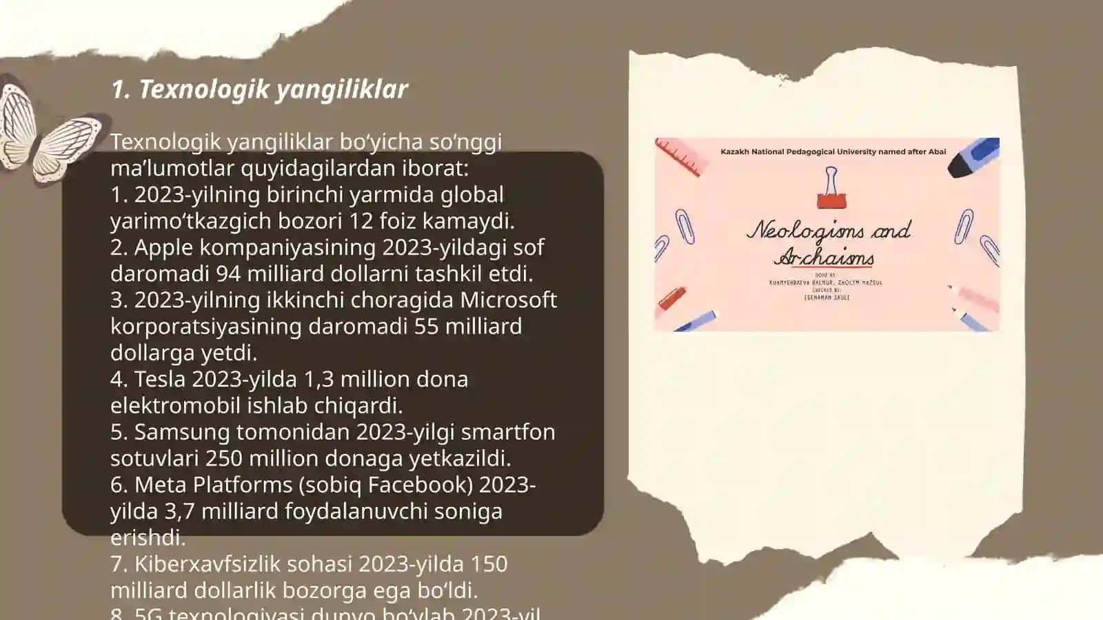 Texnologik yangiliklar 3