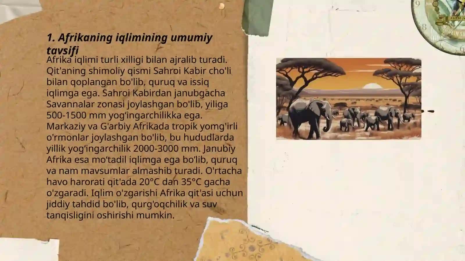 Afrikada iqlimning xususiyatlari 3