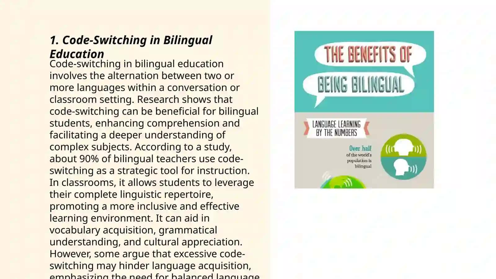 Bilingual approaches to language learning 3