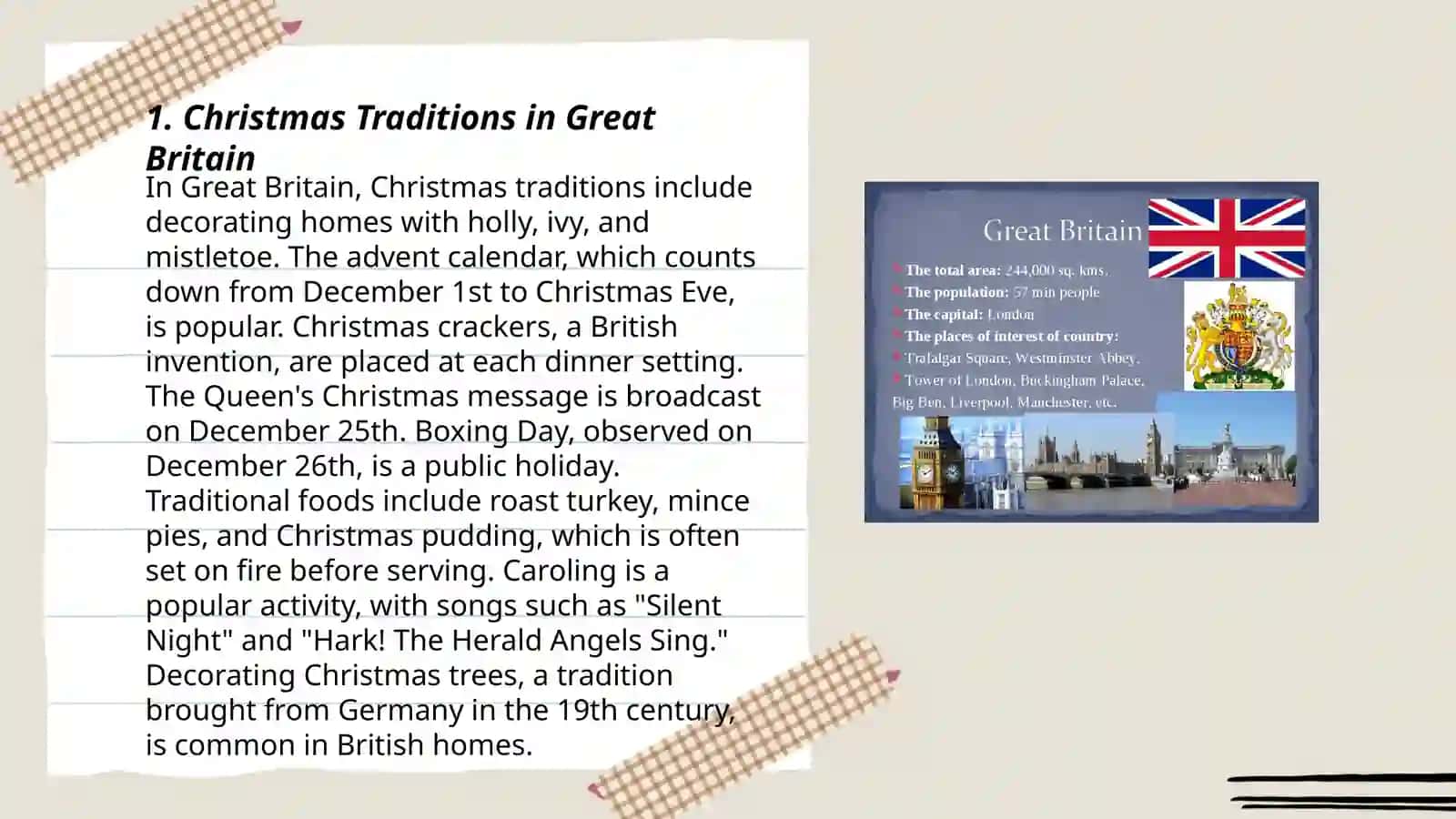The holidays of Great Britain 3