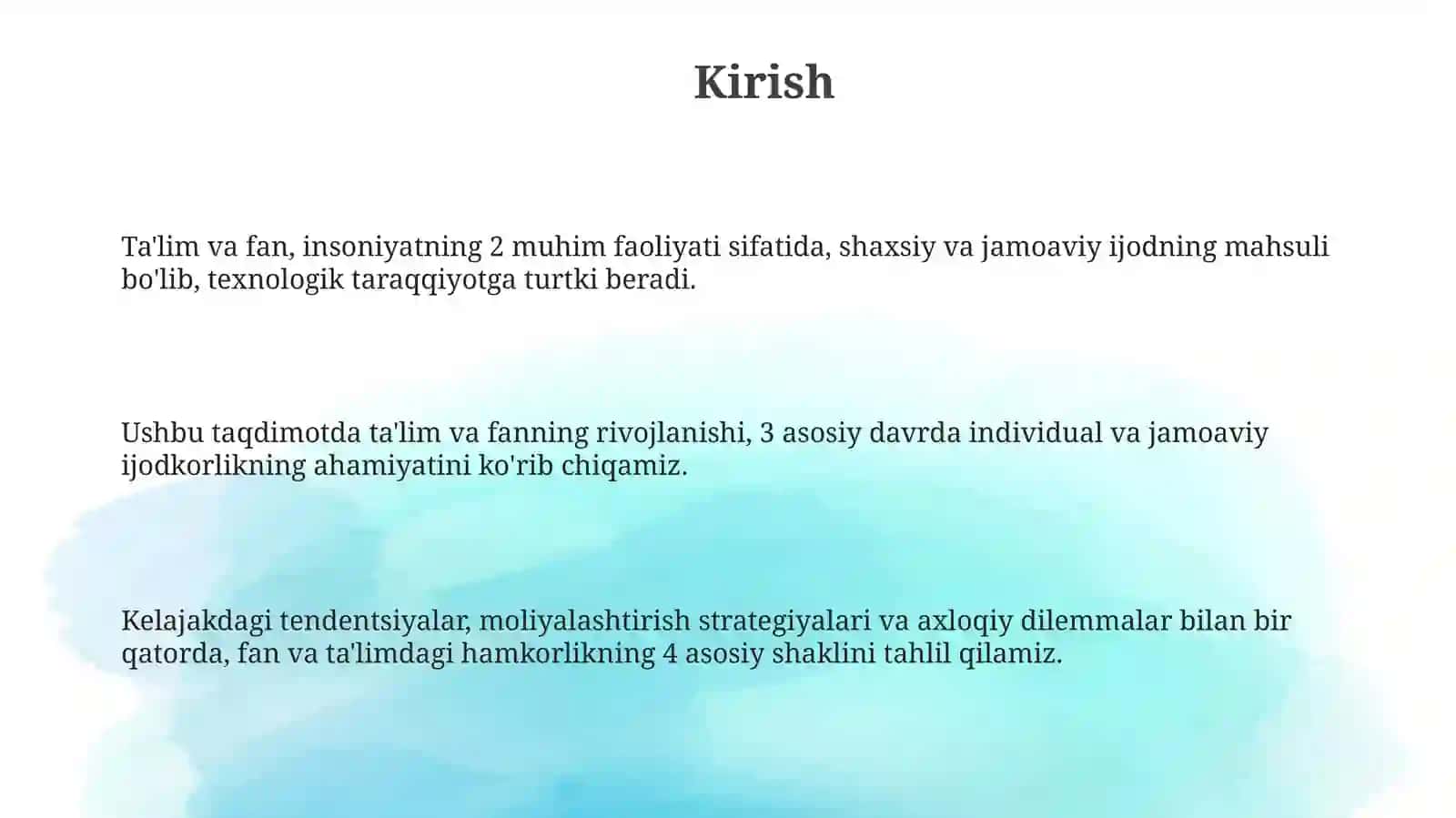 Ta'lim va fanning tarixiy ildizlari va evolyutsiyasi 3