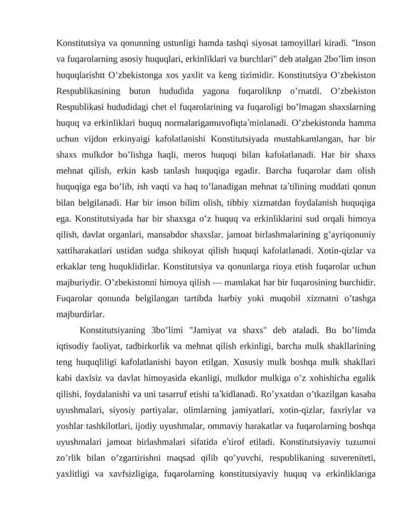 O‘zbekiston Respublikasi Konstitutsiyasi 3