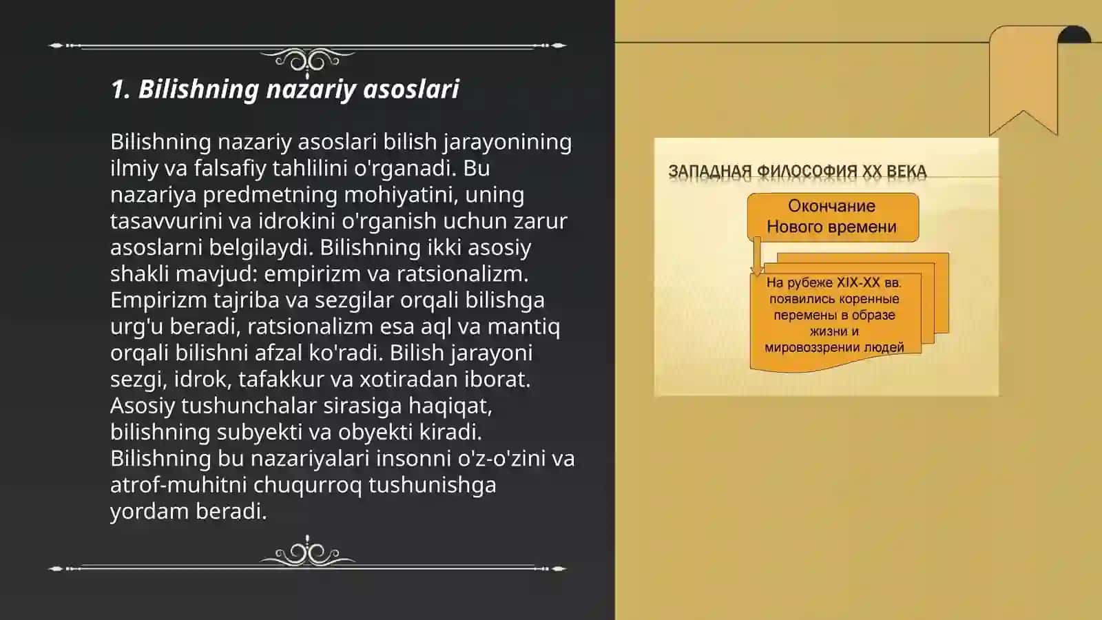 Bilish falsafasi 3