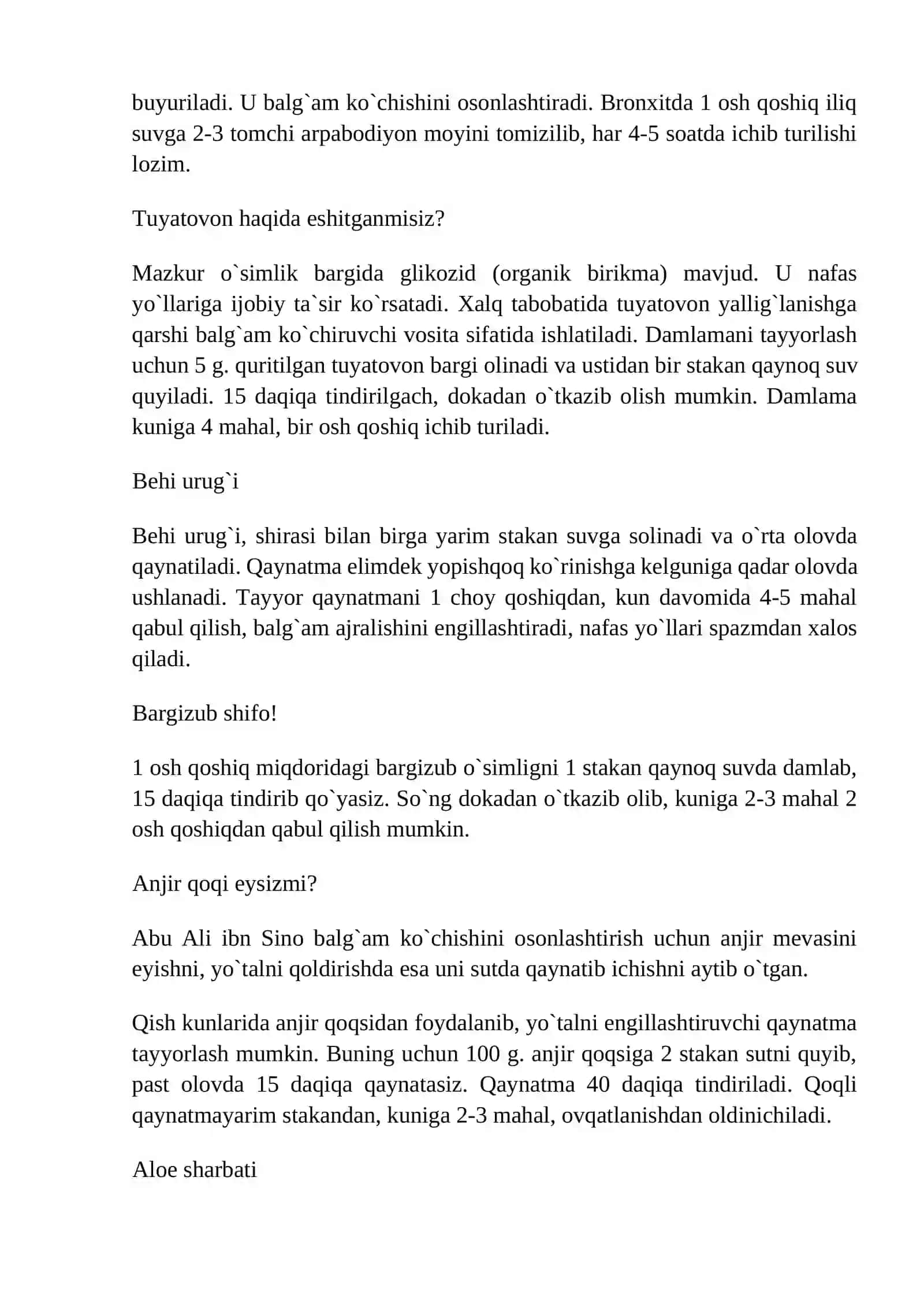 Balgʻam koʻchiruvchi dori vositalari 3