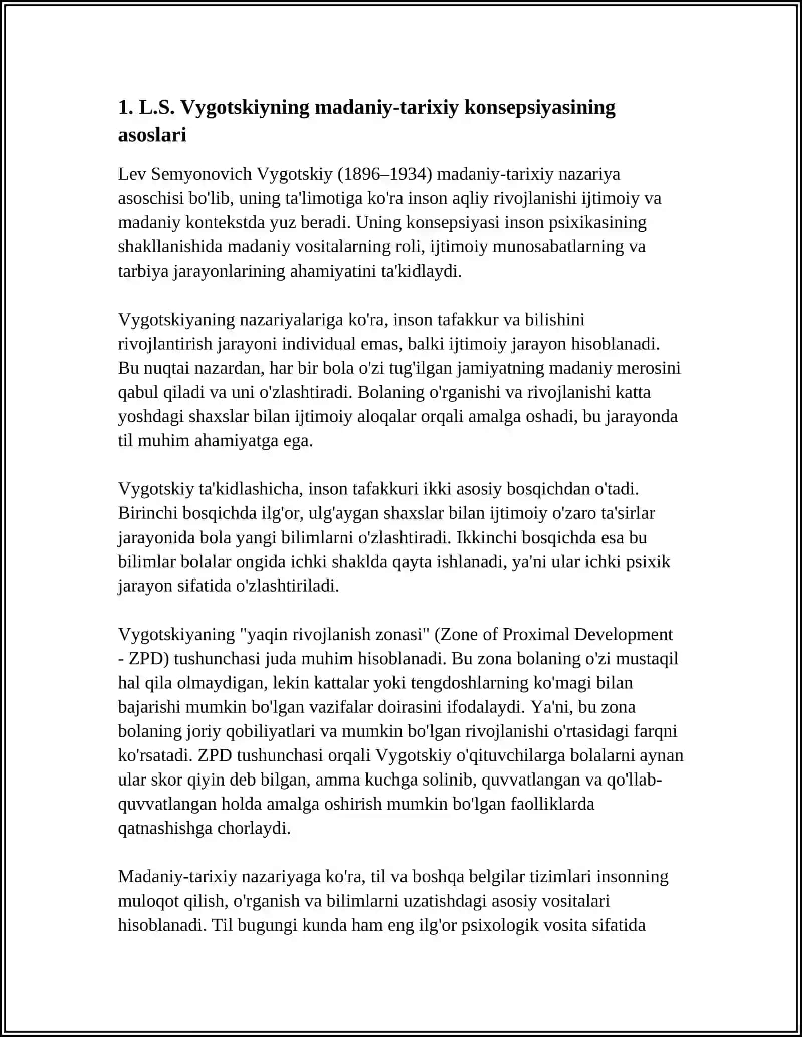 L.S.VIGOTISKIYNING MADANIY TARIXIY KONSEPSIYASI 3