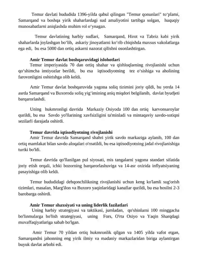 Amir Temur buyuk davlat arbobi 3