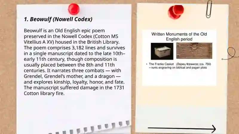 Written monuments of Old English 3