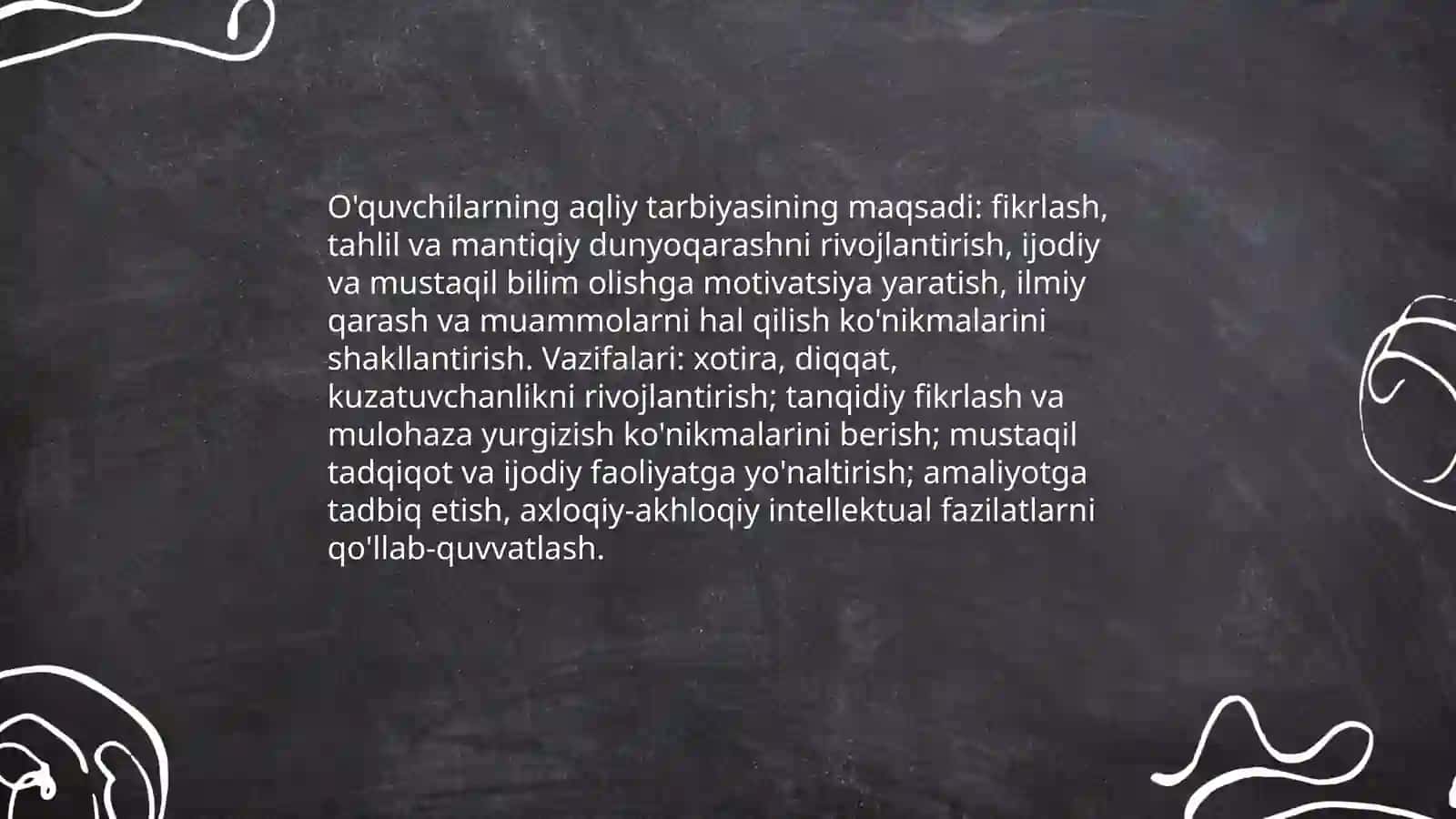O'quvchilarning aqliy tarbiyasi 3