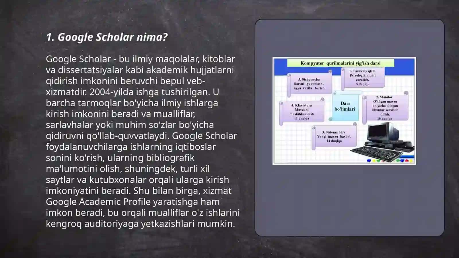 Google Scholar xizmati va undan foydalanish 3