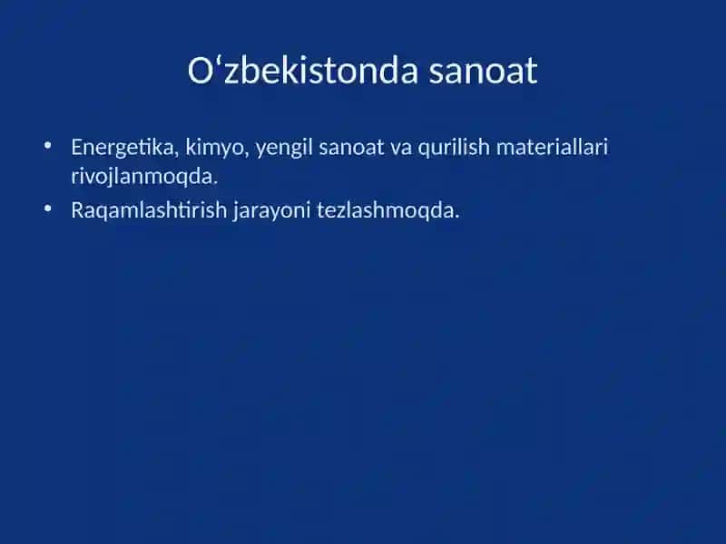 Sanoatda avtomobilsozlikning rivojlanishi 3