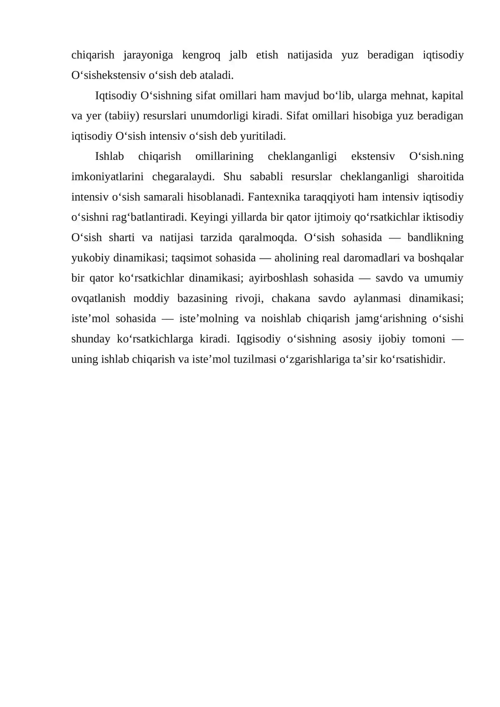 Tutash-Avlodlar Iqtisodiy O‘sish Modeli 3