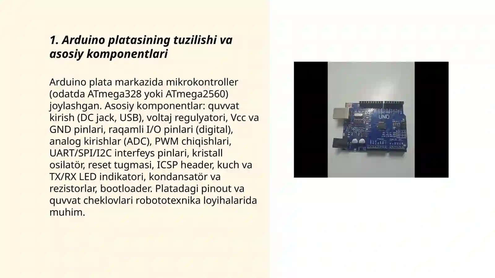 Arduino platasi 3